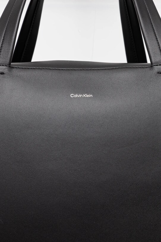Шкіряна сумка Calvin Klein чорний K50K512931