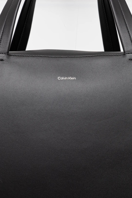 Δερμάτινη τσάντα Calvin Klein μαύρο K50K512931