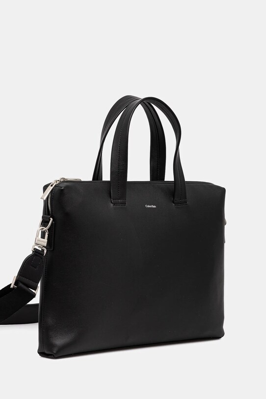 Doplňky Kožená taška na notebook Calvin Klein K50K512939 černá