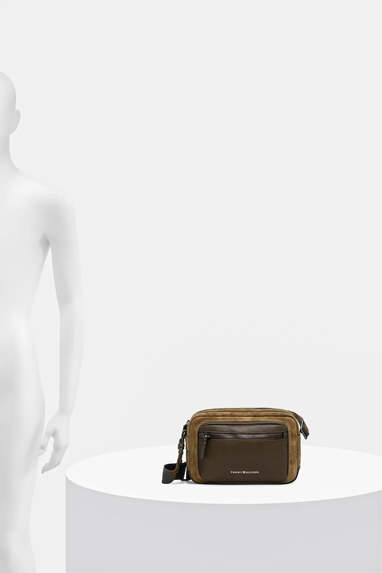 Kožna torbica Tommy Hilfiger AM0AM13231