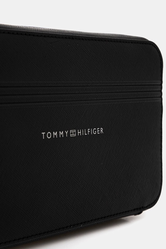 Doplnky Kožená kozmetická taška Tommy Hilfiger AM0AM13264 čierna
