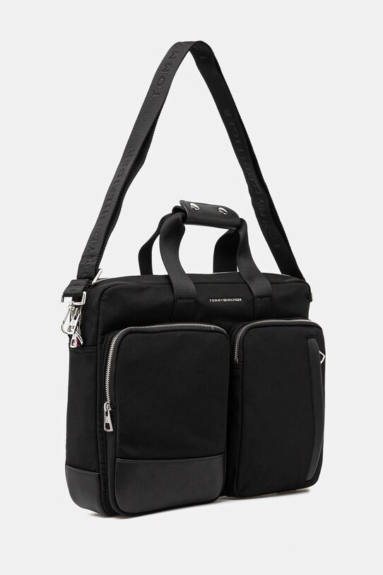 Tommy Hilfiger geanta laptop AM0AM13191 negru SS25