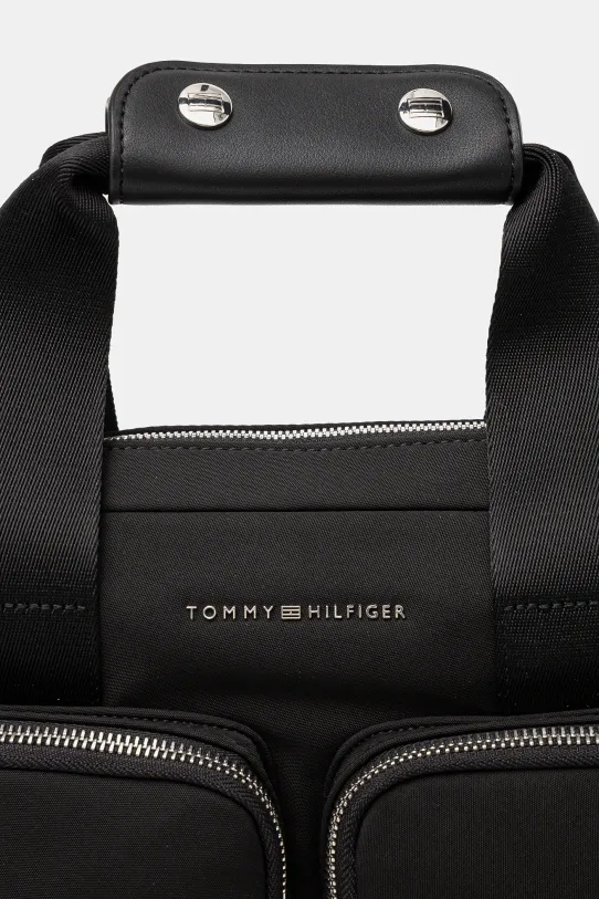 Τσάντα φορητού υπολογιστή Tommy Hilfiger μαύρο AM0AM13191