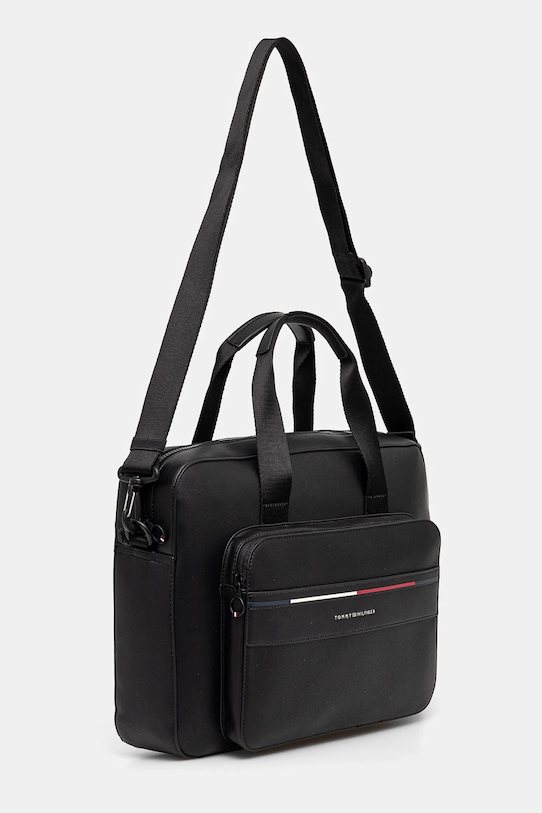 Tommy Hilfiger torba na laptopa AM0AM13198 czarny SS25