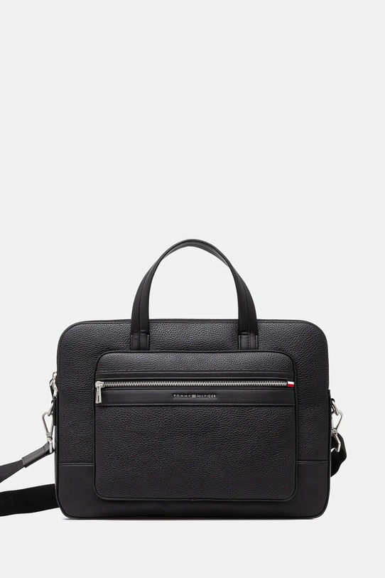Tommy Hilfiger borsa per laptop semplice nero AM0AM13203