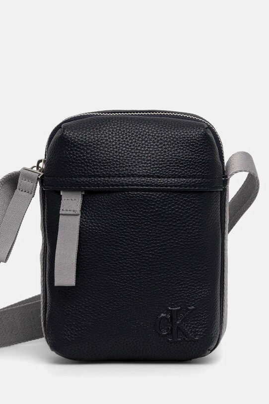 Calvin Klein Jeans saszetka nie mieści A4 granatowy LV04G3080G