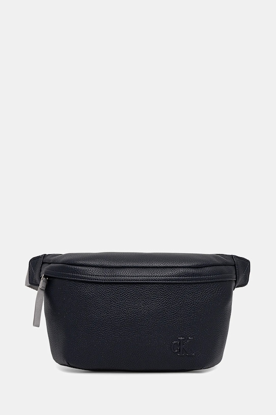 Ľadvinka Calvin Klein Jeans imitácia kože tmavomodrá LV04G3082G