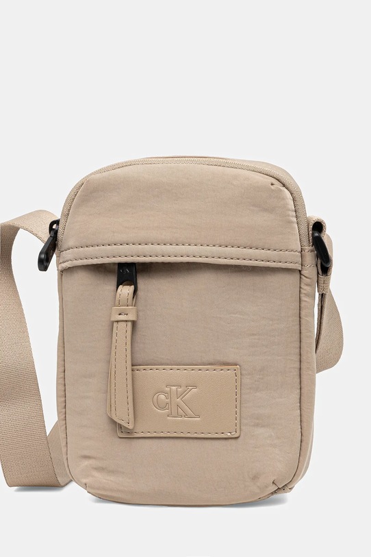 Сумка Calvin Klein Jeans гладкий бежевый LV04G3089G