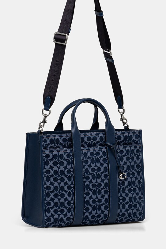 Сумка Coach CAS25 темно-синій SS25
