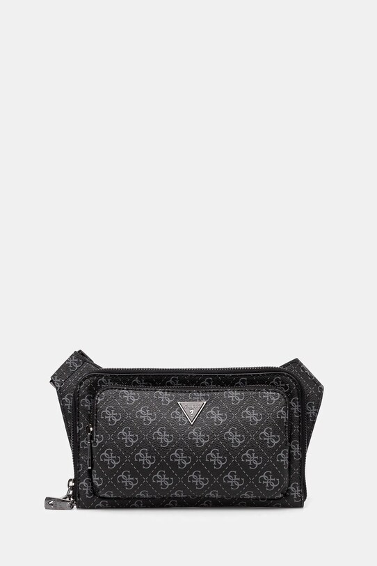 Сумка на пояс Guess MILANO не вмещает А4 чёрный HMMILO.P5214