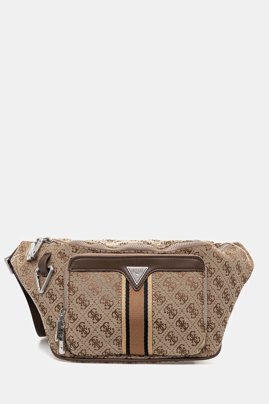 Сумка на пояс Guess MILANO узор коричневый HMMIST.P5156