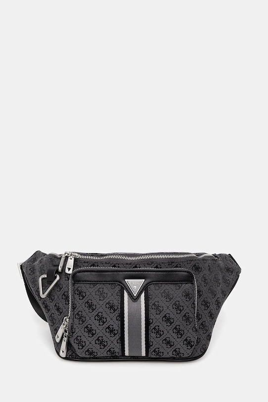 Ledvinka Guess MILANO vzorovaný černá HMMIST.P5156