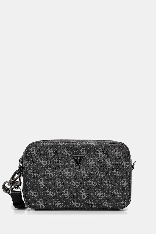 Malá taška Guess MILANO vzorovaný čierna PMMILO.P5245