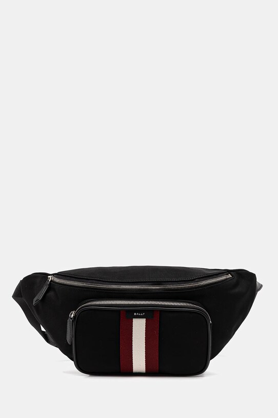 Сумка на пояс Bally гладкий чёрный MAS02R