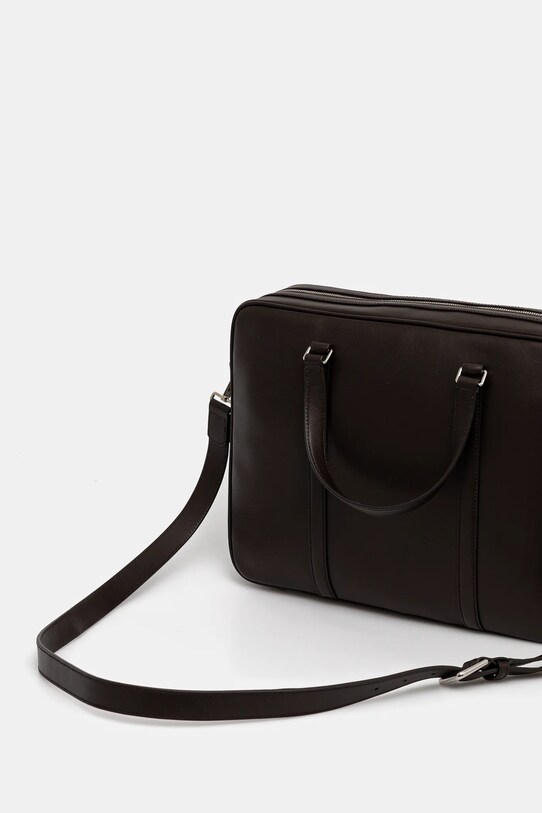 Accesorii Bally geanta de piele MAB01L maro
