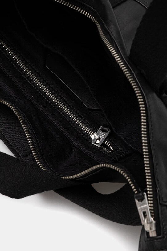 Kožená taška AllSaints KEI M002XB černá