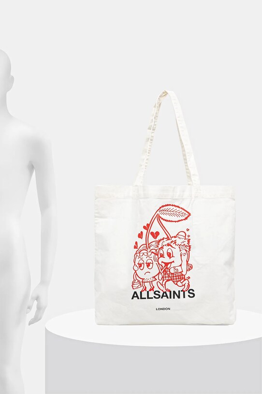 Bavlněná taška AllSaints BREAKUP M086XC