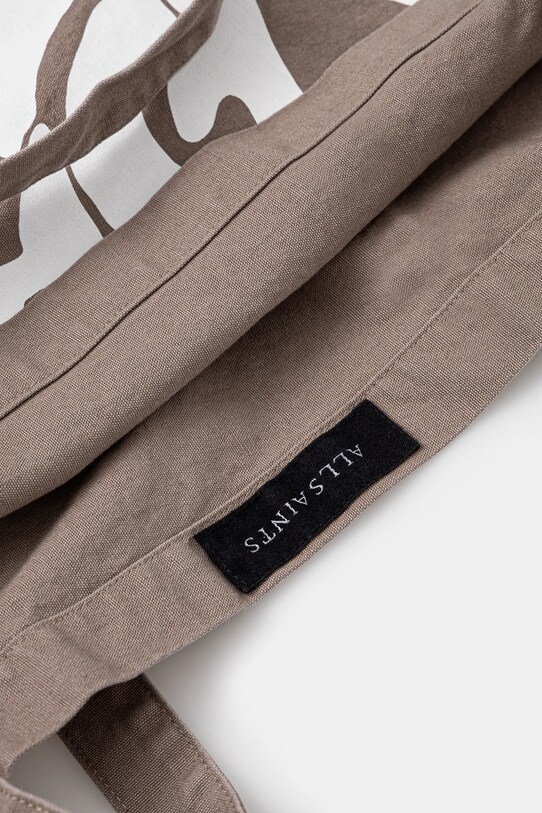 Bavlněná taška AllSaints ORLANDO M285XB béžová