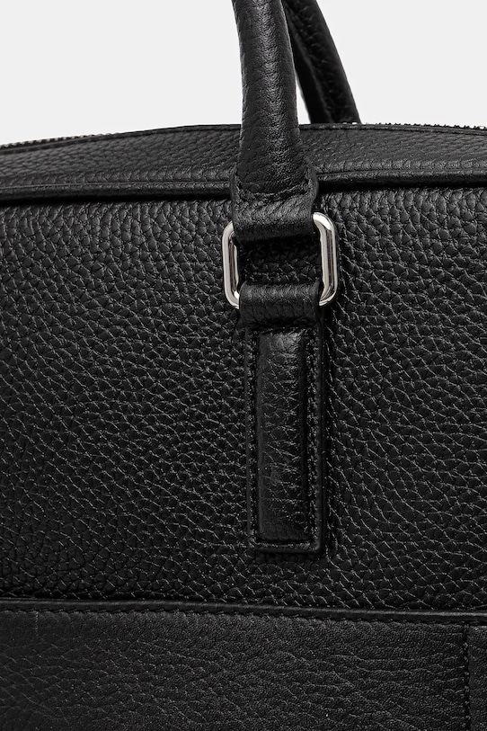 Geox geantă pentru laptop din piele DAMIEN negru U25J9A.00046