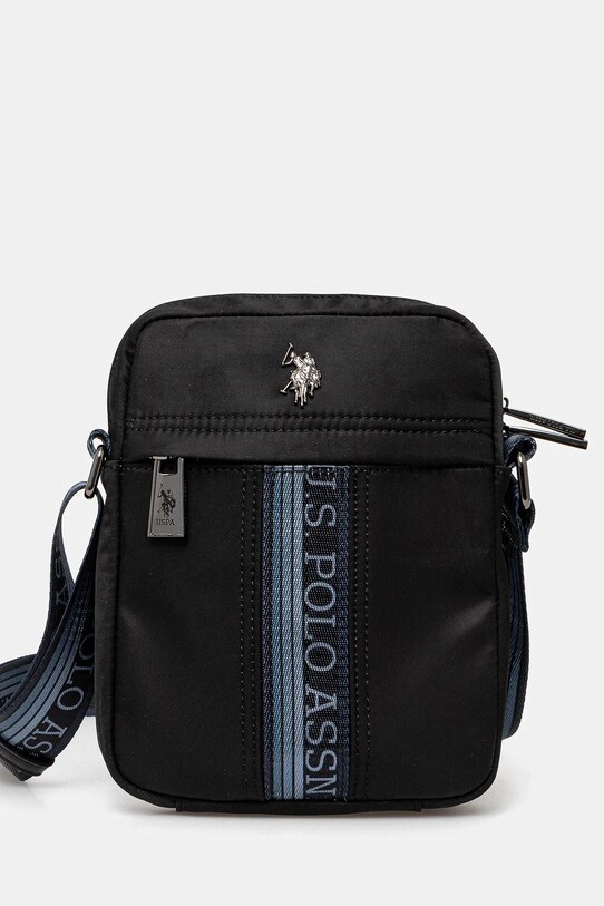Malá taška U.S. Polo Assn. Paul jednofarebný čierna BIUPJ8477MIP