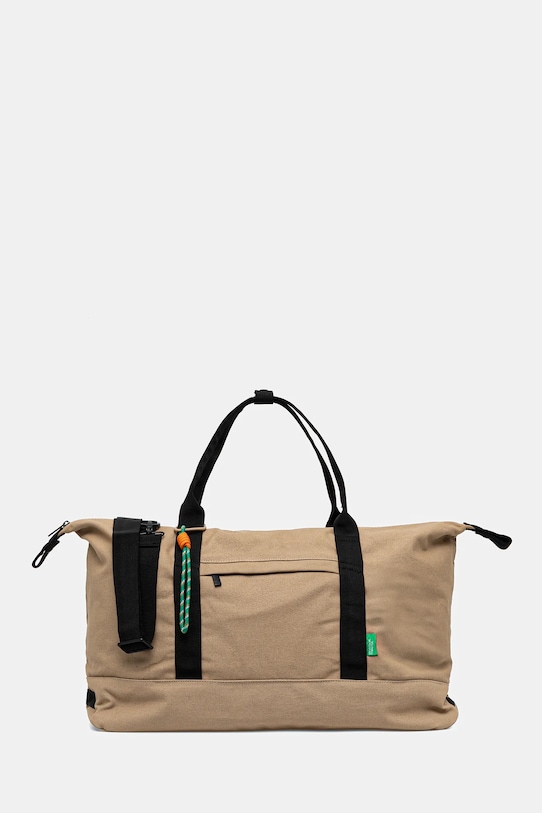 Сумка United Colors of Benetton гладкий бежевий 6RFQUY03K