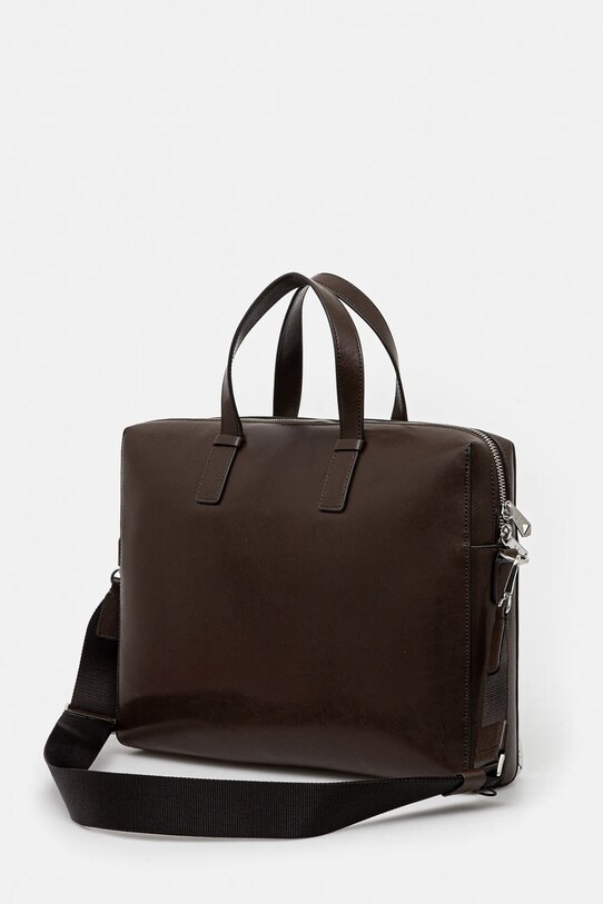 Doplnky Kožená taška na notebook Paul Smith M1A.8082.PSOFTL hnedá