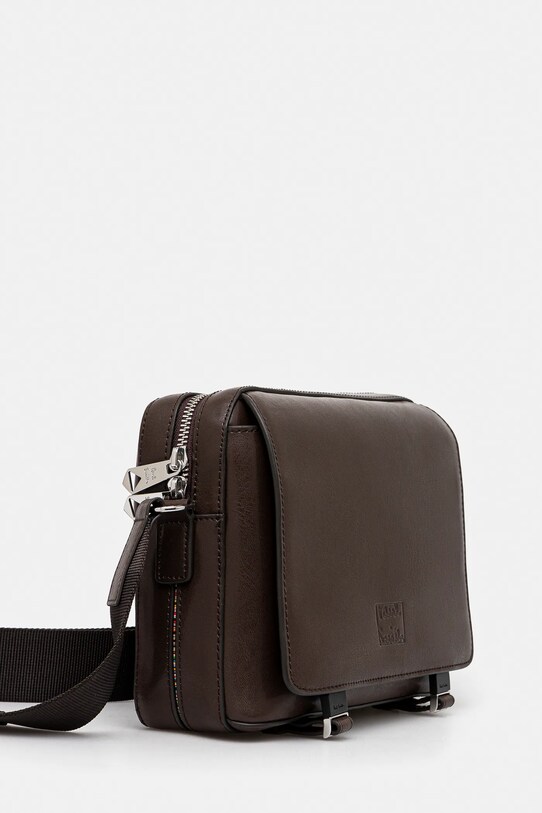 Шкіряна сумка Paul Smith M1A.8083.PSOFTL коричневий SS25