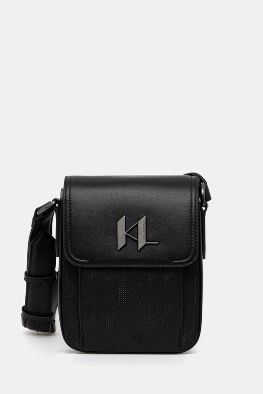 Torba Karl Lagerfeld bez uzorka crna A1M30011