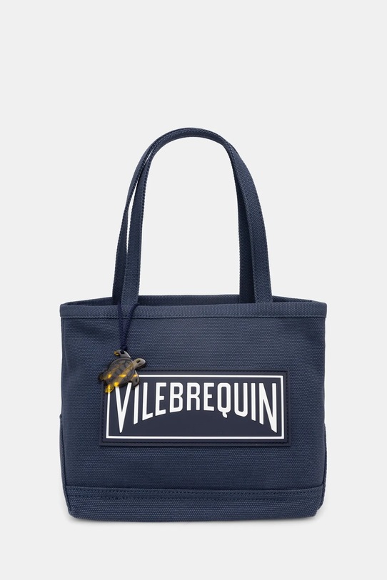 Vilebrequin geanta de bumbac BRETBAG uni bleumarin BREU3100