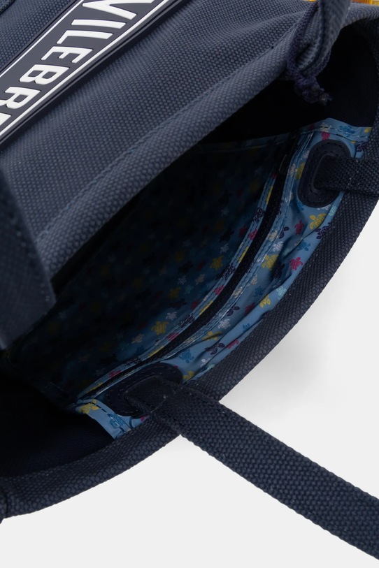 Vilebrequin geanta de bumbac BRETBAG BREU3100 bleumarin