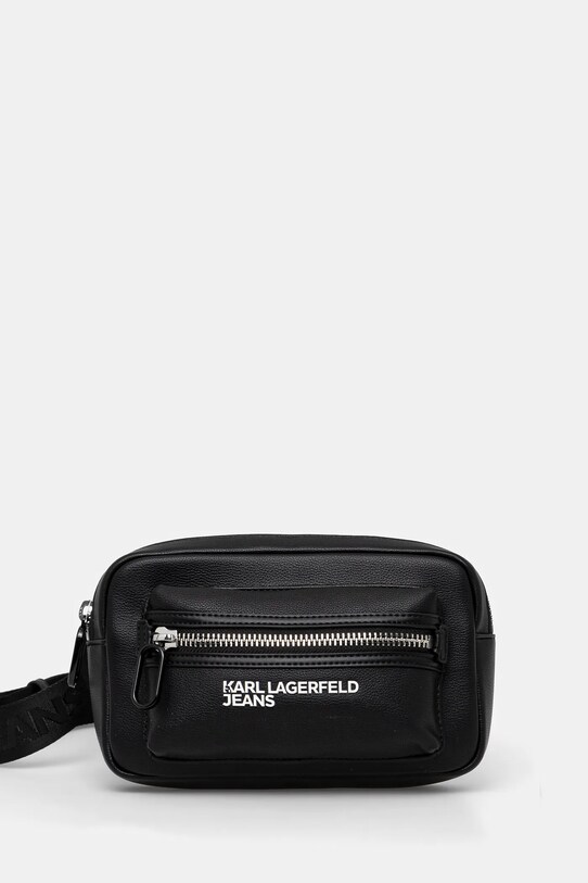 Karl Lagerfeld Jeans borsetă nu incape in A4 negru A1M30342