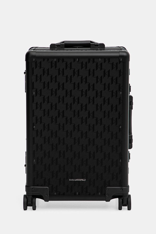 Karl Lagerfeld walizka 51x35x21 cm mieści A4 czarny A1W30462