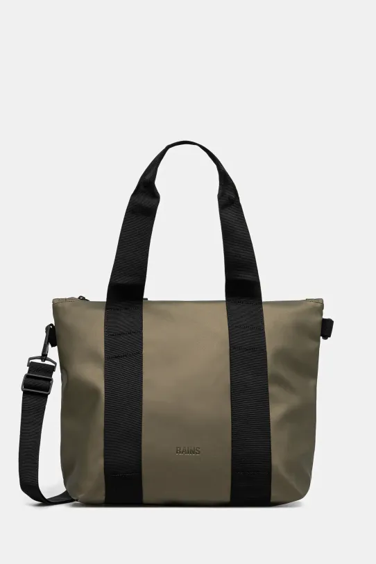 Rains geantă Tote Bag Micro W3 uni verde 14180.105