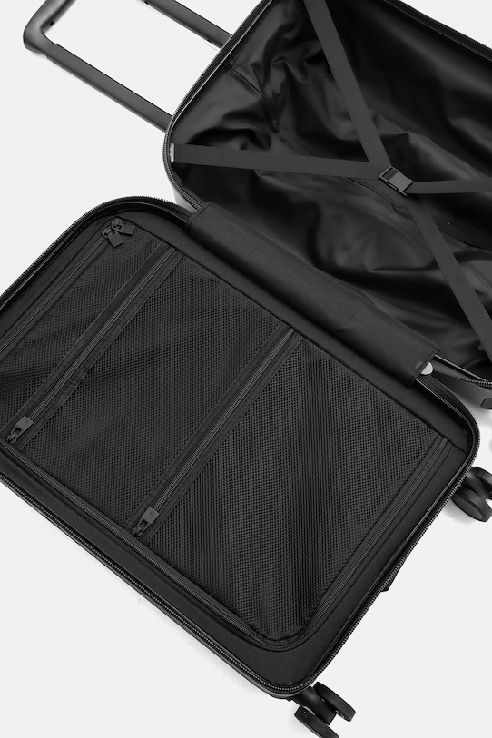 Rains valiză Texel Cabin Trolley W3 49-55x34x23 cm 14190.01 negru