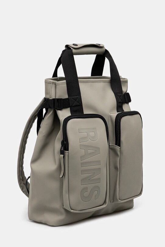 Rains rucsac Texel Tote Backpack W3 14240.108 verde SS25