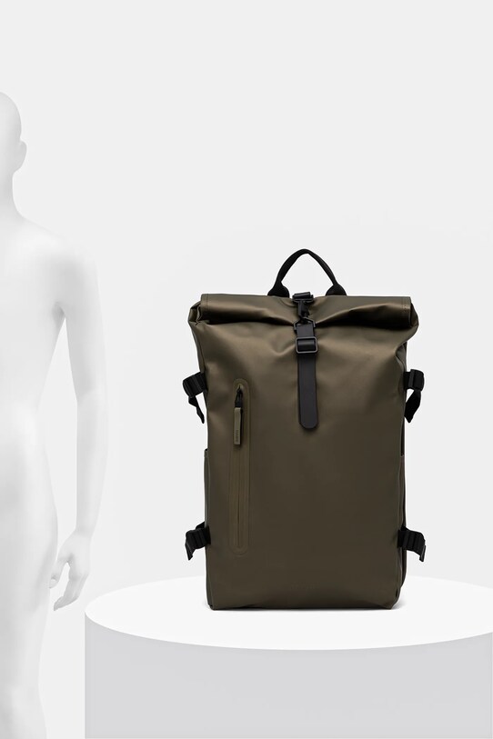 Раница Rains Rolltop Rucksack Large W3 14590.105 зелен