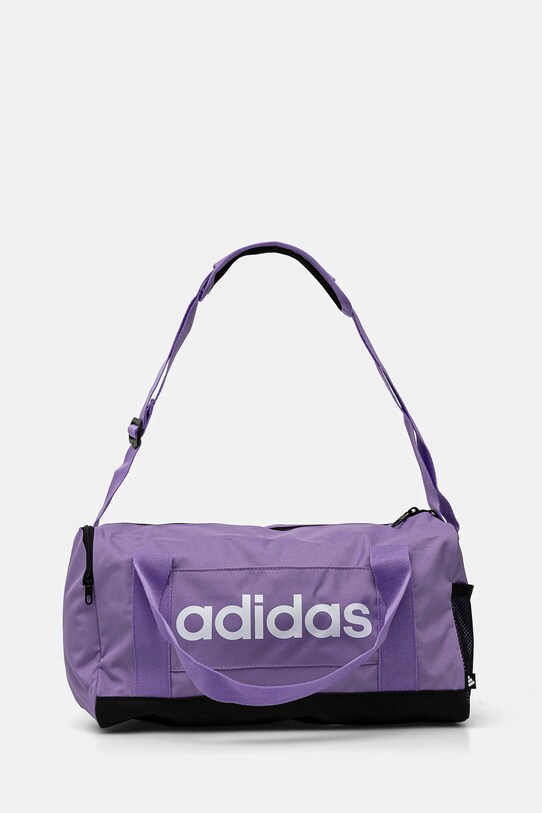 Сумка adidas LINEAR DUFF XS надрук фіолетовий JM4663