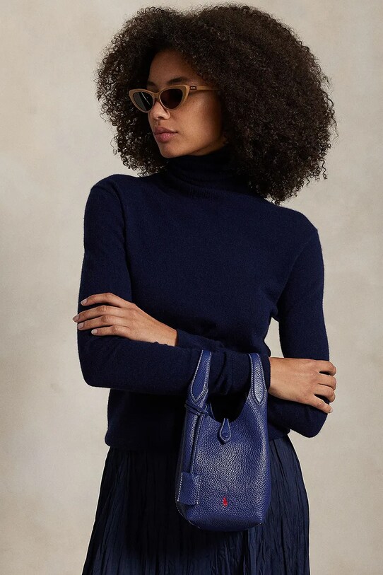 Kožená kabelka Polo Ralph Lauren Crossbody 428944657