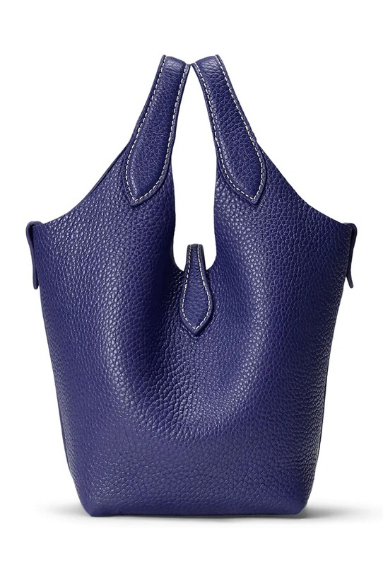 Kožená kabelka Polo Ralph Lauren Crossbody 428944657 námořnická modř SS25
