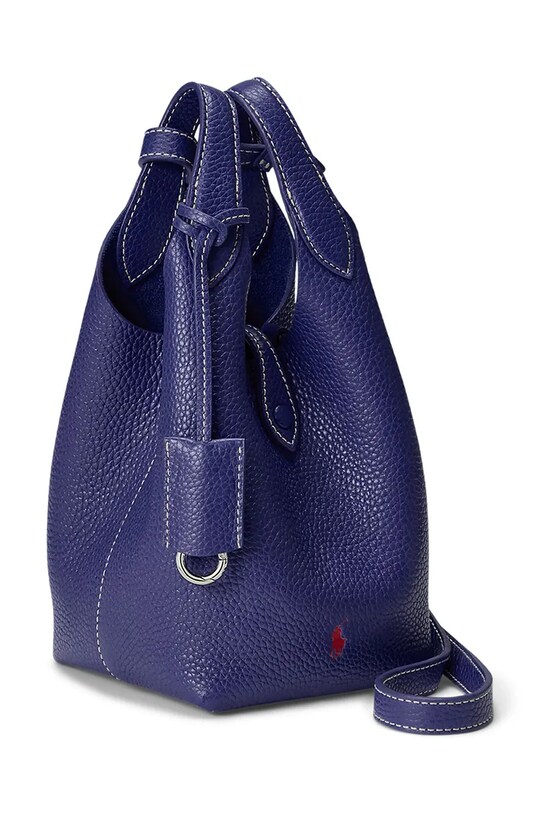 Doplňky Kožená kabelka Polo Ralph Lauren Crossbody 428944657 námořnická modř