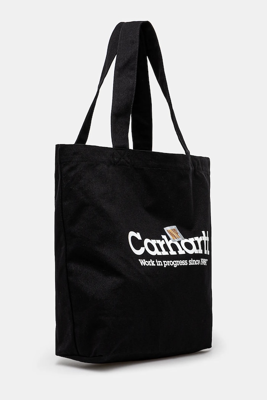 Бавовняна сумка Carhartt WIP Canvas Graphic Tote Large I032928.2NTXX чорний SS25