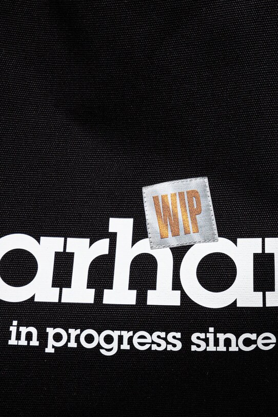 Бавовняна сумка Carhartt WIP Canvas Graphic Tote Large чорний I032928.2NTXX