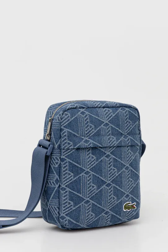 Torba oko struka od trapera Lacoste NU4869NZ plava AW25