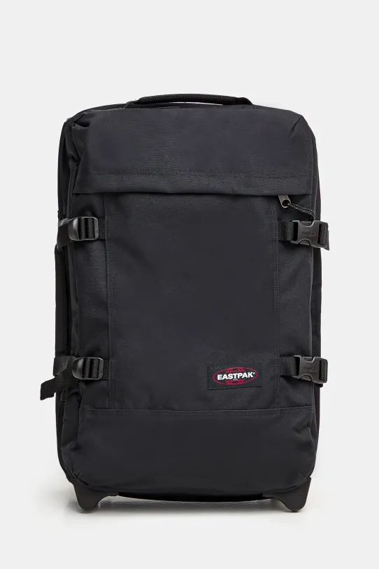 Чемодан Eastpak Strapverz S 51x33x17 см гладкий чёрный EK00096L0081