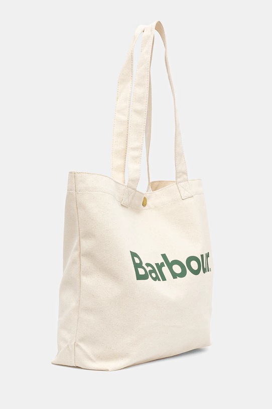 Barbour borsa in cotone Logo Tote Bag UBA0733 beige SS25
