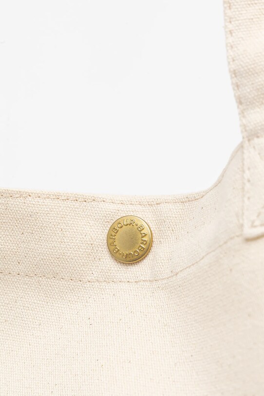 Barbour cotton bag Logo Tote Bag beige UBA0733