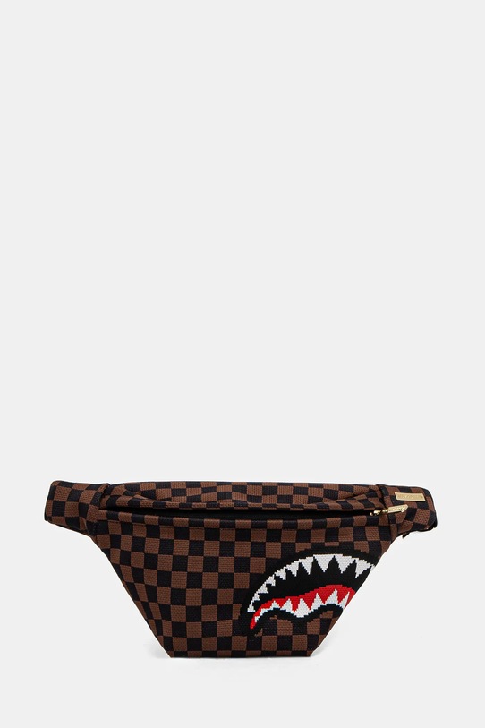 Сумка на пояс Sprayground узор коричневый 910B6841NSZ