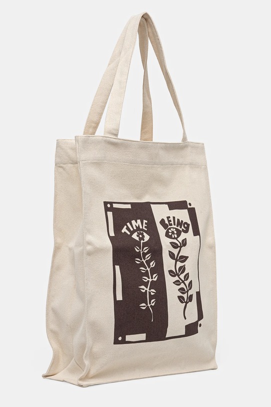 Samsoe Samsoe torba bawełniana SAHEART U25100022 beżowy SS25