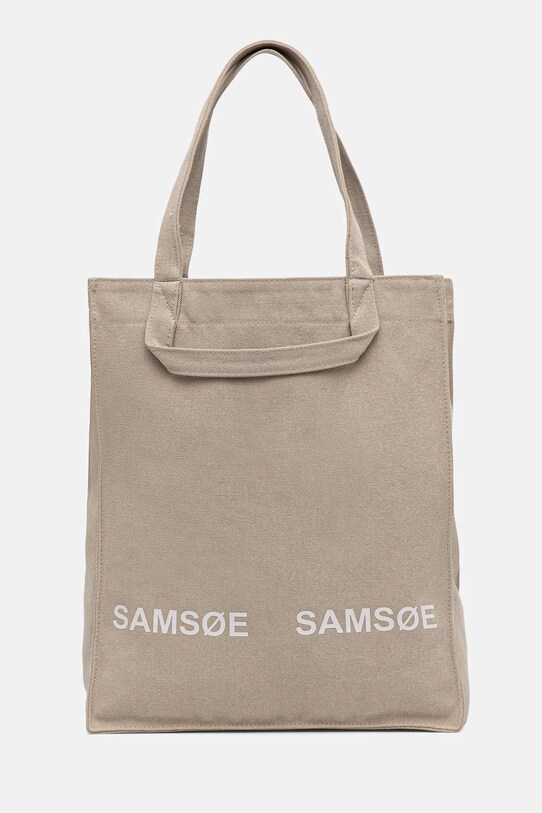 Τσάντα Samsoe Samsoe SALUCCA απλό μπεζ U25100003