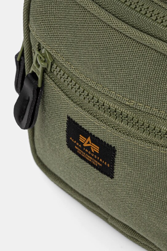 Ledvinka Alpha Industries Label Messenger Bag S zelená 156941